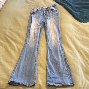 Stylish Blue Flare Jeans